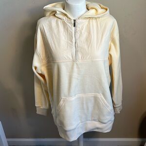 WeWoreWhat Yellow Hooded Oversized Pullover Jacket XXS-/XS